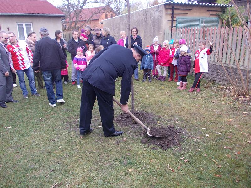 foto 007.jpg - Symbolick zasazen stromu - za SDH Drahelice Petr Erngr